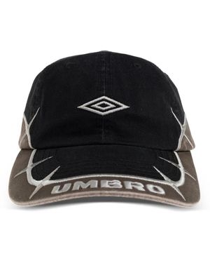 Umbro X Slam Jam Spikes Cap Baseballkappe Mit Logo - Schwarz