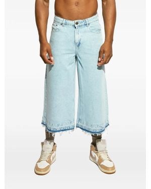 Garcia Papacito Oversized Denim Shorts - Blue