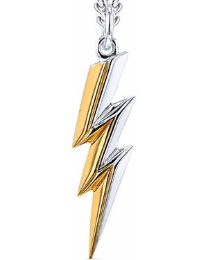 True Rocks Lightning Bolt Necklace - Metallic