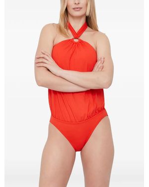 MICHAEL Michael Kors Maillot De Bain Dos Nu À Détail D'Anneau - Red