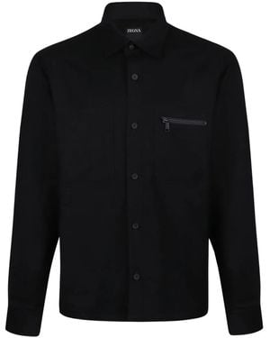 ZEGNA シャツ - ブラック