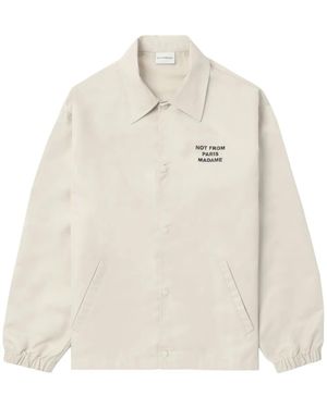 Drole de Monsieur La Veste Bomberjacke Mit Slogan - Natur