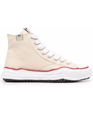 Maison Mihara Yasuhiro Baskets Montantes À Lacets - Multicolore
