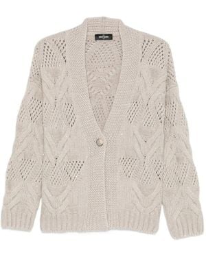 Gran Sasso Cardigan Con Bottoni - Neutro