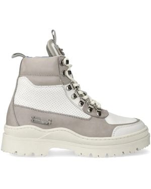 Filling Pieces バイカラー アンクルブーツ - ナチュラル