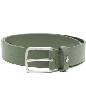 Lacoste Cinturón granulado - Verde