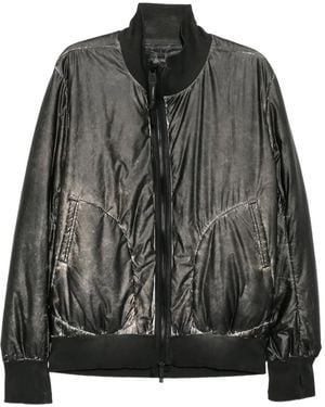 69 by Isaac Sellam High Neck Padded Jacket - Black