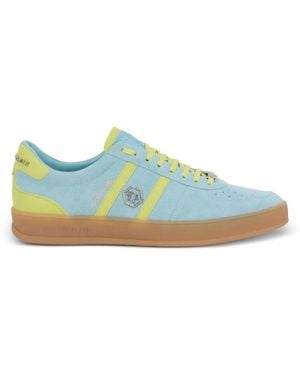 Philipp Plein Stripe Logo Trainers - Blue
