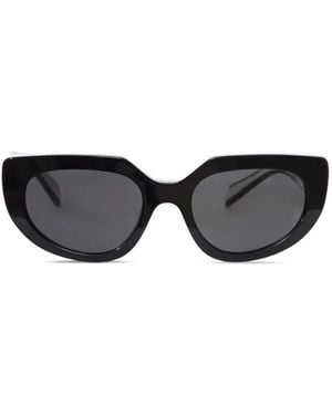 Prada Occhiali Da Sole Geometrici - Nero