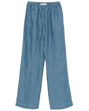 Rohe Drawstring Palazzo Trousers - Blue