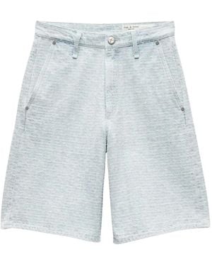 Rag & Bone Mckenna Tailored Shorts - Blue