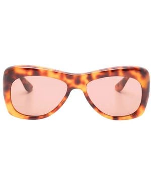 Port Tanger Geometric Sunglasses - Pink