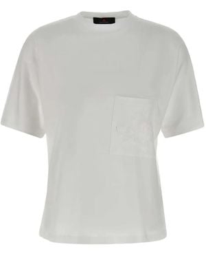 Peuterey Camiseta bordada - Blanco