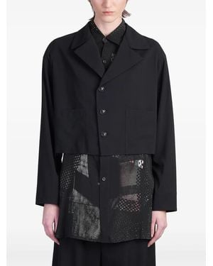 Y's Yohji Yamamoto Wool Blazer - Black