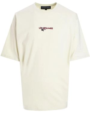 Les Benjamins Graphic-Print T-Shirt - White