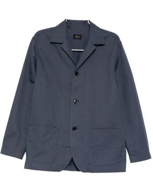 Brioni Blazer Shirt - Blue