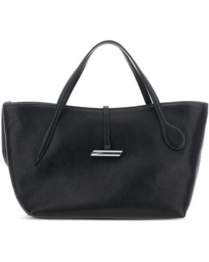 Liffner Penne silver-hardware tote bag - Schwarz