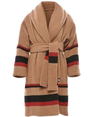 Bacon Dada Quilted Coat - Brown