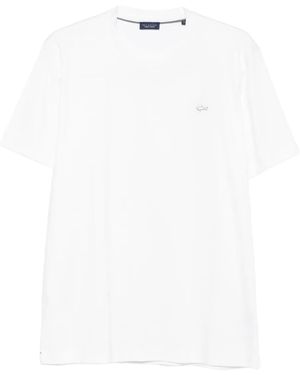 Paul & Shark T-Shirt mit Logo-Print - Weiß