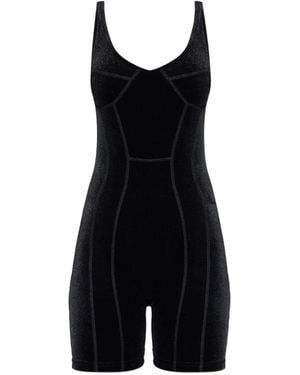 Vetements Mono Con Detalle De Costuras - Negro
