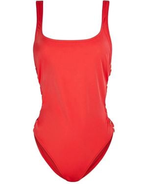 Solid & Striped The Jennifer Badpak Met Uitgesneden Details - Rood