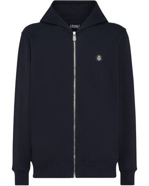 Billionaire Lion Zip-Up Hoodie - Blue