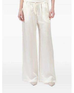 SABLYN Gemma Drawstring-Waistband Wide-Leg Pants - White