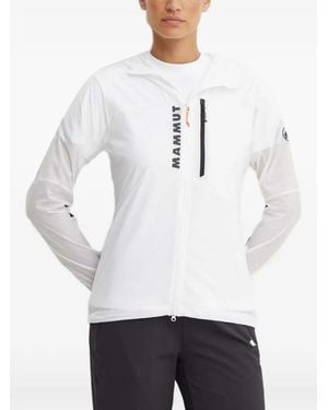 Mammut Aenergy Wb Hooded Jacket - White