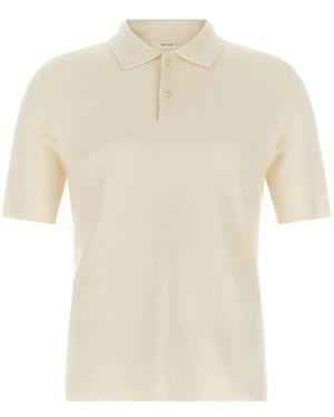 The Row Ravi Short-Sleeve Polo Shirt - White
