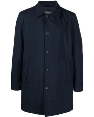 Corneliani Waterafstotende Gewatteerde Jas - Blauw