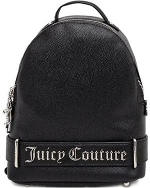 Juicy Couture Logo-Lettering Backpack - Black