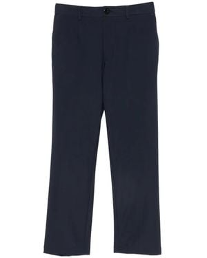 Pmds Pantalones Giorgio Con Botones - Azul