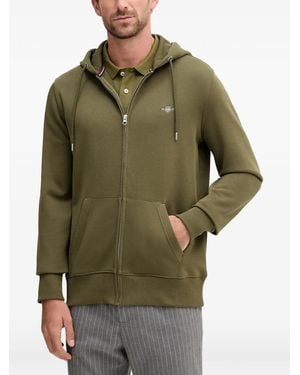GANT Zip-Up Hoodie - Green
