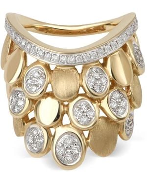 Rainbow K Blossom Ring Mit Diamanten - Weiß