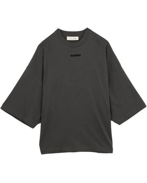 Essentials Logo-Patch T-Shirt - Black