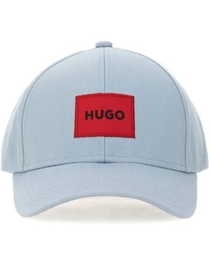 HUGO Canvas Baseball Cap - White