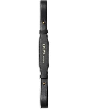 Loewe Lederriemen Mit Logo-Prägung - Weiß