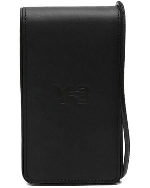 Y-3 Kartenetui mit Logo-Prägung - Schwarz