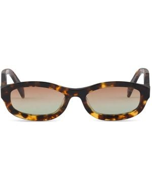Prada Occhiali Da Sole Con Logo Prada - Marrone