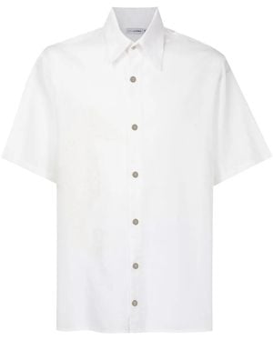 Amir Slama Embroidered Short-Sleeve Shirt - White