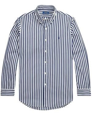 Polo Ralph Lauren Striped Button-Down Shirt - Blue