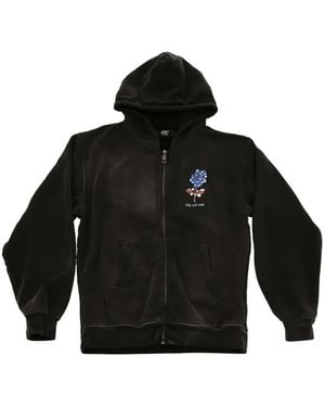 HTC Sudadera American Rose Con Capucha - Negro