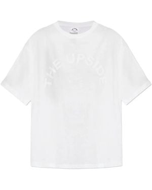 The Upside Logo-Print T-Shirt - White