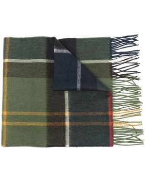 Barbour Écharpe À Carreaux - Vert