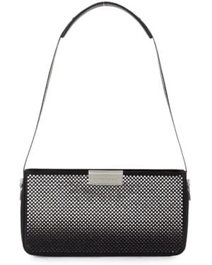 Alexander Wang Siren Crystal-Embellished Shoulder Bag - White