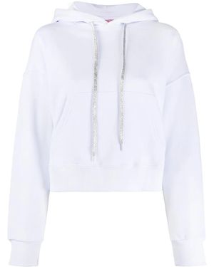 Chiara Ferragni Cropped Hoodie - White