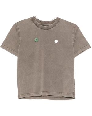 OTTOLINGER Double Luck Chain T-Shirt - Gray