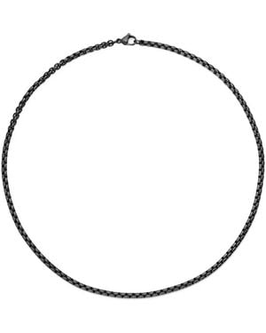 David Yurman Box Chain Necklace (4Mm) - Metallic