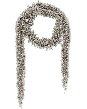 Dries Van Noten スカーフ ネックレス - グレー