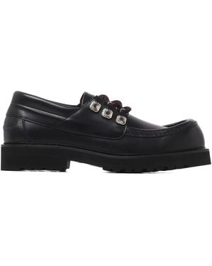 Toga Leather Shoes - Black